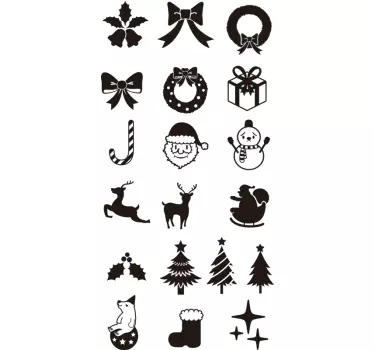 Kerstmis sticker - TenStickers