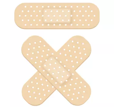 Muursticker decoratieve pleisters - TenStickers