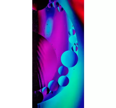 Huawei sticker kleurrijke vloeibare swirls - TenStickers