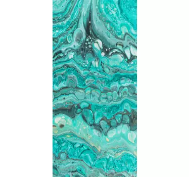 Huawei sticker turquoise vloeiend ontwerp - TenStickers