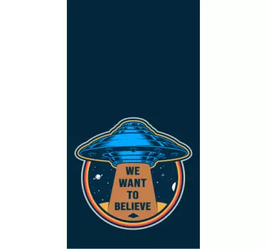 Iphone sticker ufo geldige sticker - TenStickers