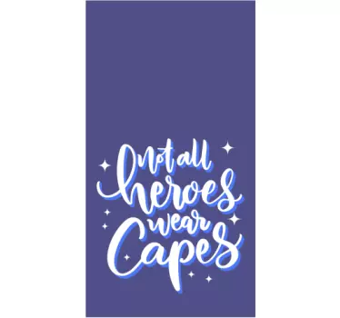 Iphone sticker heroïsche citaten - TenStickers