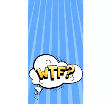 Iphone sticker denkbubbel quote - TenStickers