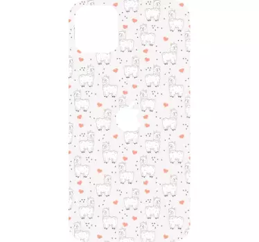 Iphone sticker schattig dierenpatroon - TenStickers