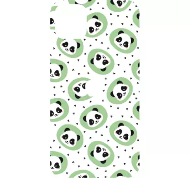 Iphone sticker panda patroon - TenStickers