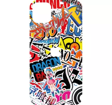 Iphone sticker anime figuren collectie - TenStickers