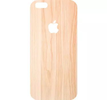 Iphone sticker houtnerf cover - TenStickers