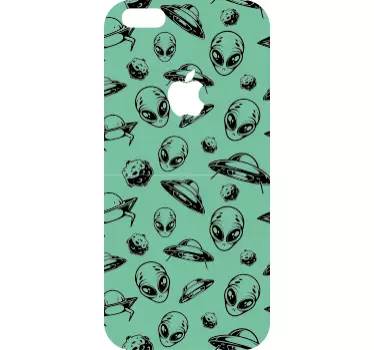 Iphone sticker buitenaardse kosmische reis - TenStickers