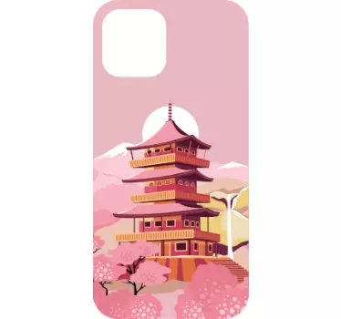 Iphone sticker pagode bloesem - TenStickers