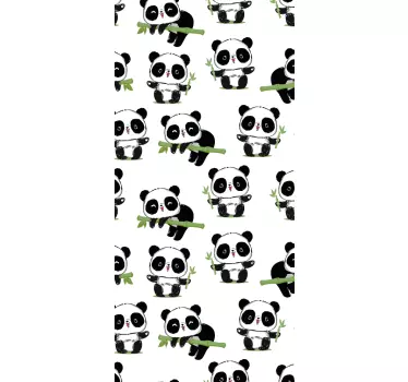 Huawei sticker schattig panda patroon - TenStickers