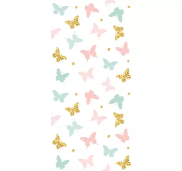 Huawei sticker vlinder motief - TenStickers