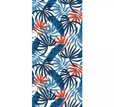 Huawei sticker tropisch bladeren patroon - TenStickers