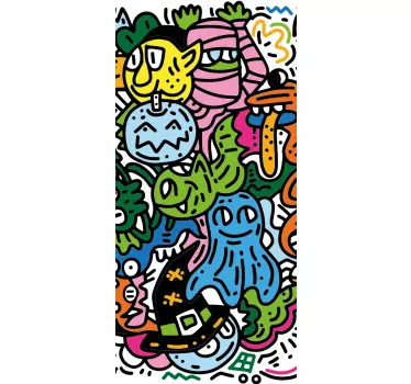 Huawei sticker feestelijke wezens in overvloed - TenStickers