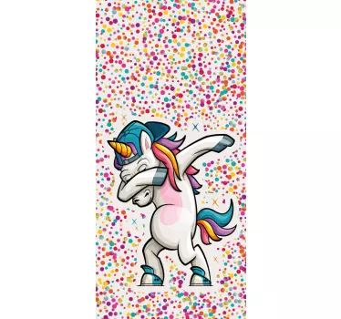 Huawei sticker eenhoorn dans - TenStickers