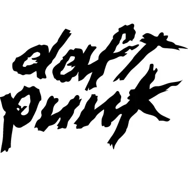 Sticker logo Daft Punk - TenStickers
