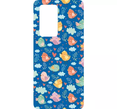 Huawei sticker levendige vogel concept - TenStickers