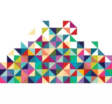 Sticker geometrische constructie - TenStickers