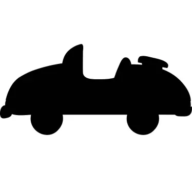 Krijtbord sticker klassieke auto vorm - TenStickers