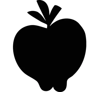 Krijtbord sticker appel met formules - TenStickers
