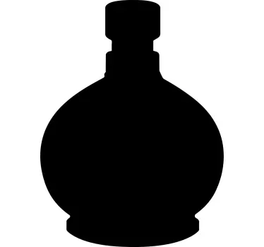 Krijtbord sticker wetenschappelijke vergelijking fles - TenStickers