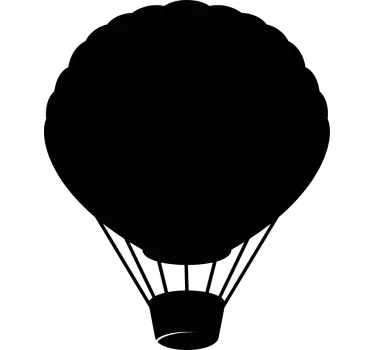 Krijtbord sticker hete luchtballon - TenStickers