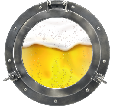 Patrijspoort bier uitzicht drank sticker - TenStickers