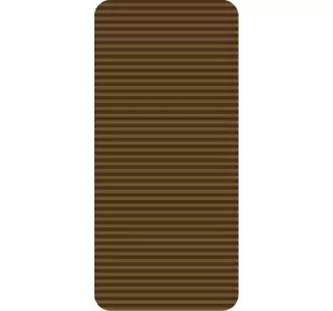 Iphone sticker bruin gestreept patroon - TenStickers