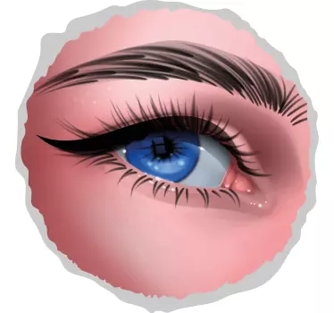 Autosticker realistisch oog close-up - TenStickers