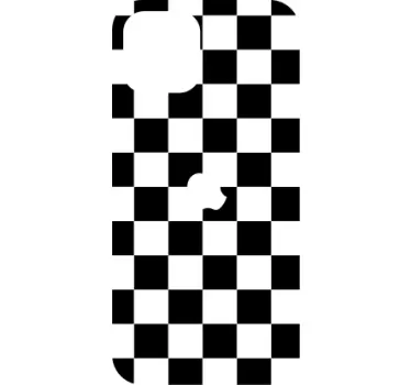 Iphone sticker dambordpatroon - TenStickers