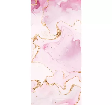 Huawei sticker roze marmer textuur - TenStickers