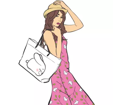 Fashion kleding mode sticker - TenStickers