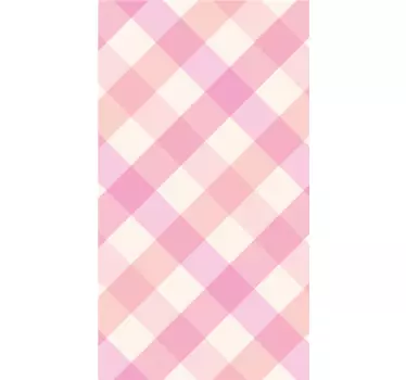 Iphone sticker roze geblokt patroon - TenStickers