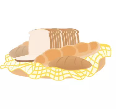 Muursticker Bakkers Brood - TenStickers