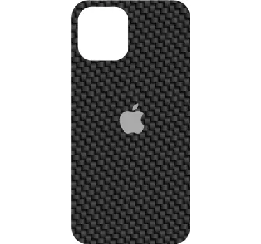 Getextureerde zwarte omslag iPhone sticker - TenStickers