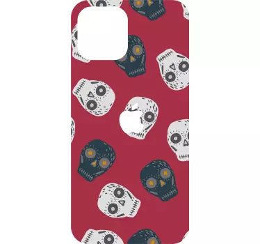 Schedel embleem iPhone sticker - TenStickers