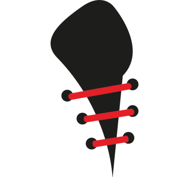 Sticker Schoenveters - TenStickers