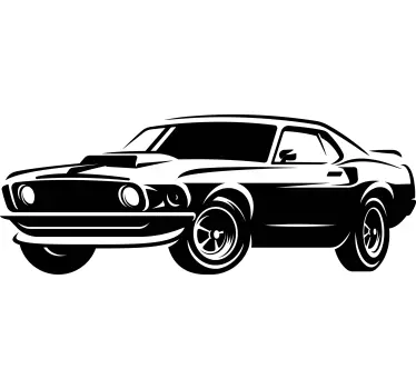 Spier silhouet auto sticker - TenStickers