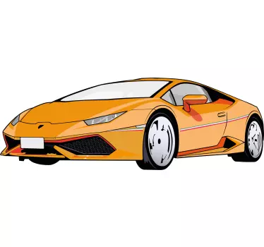Auto sticker Italiaanse super auto - TenStickers