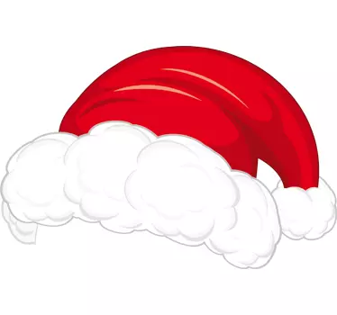 Sticker kerst kerstmuts - TenStickers
