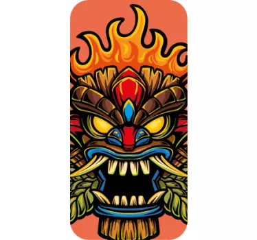Woest drakenwezen iPhone sticker - TenStickers