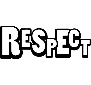 Aretha Franklin Respect sticker - TenStickers