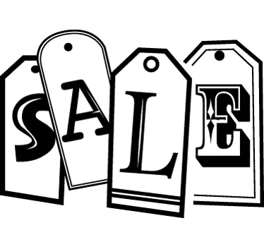 Sticker winkel solden sale - TenStickers