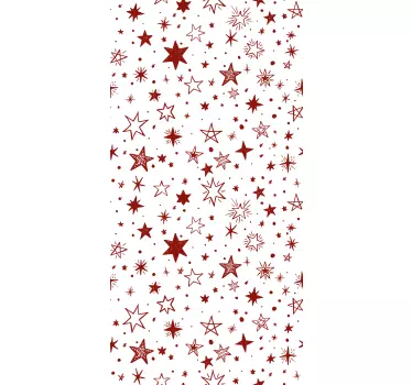 Feestelijk stermotief iPhone sticker - TenStickers