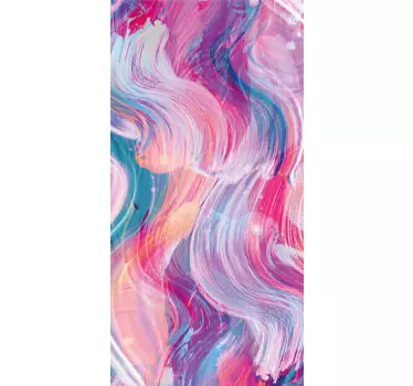 Iphone sticker levendig spiraal motief - TenStickers