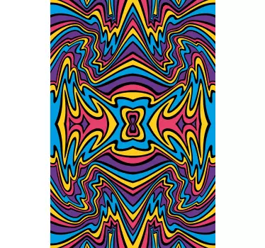 Iphone sticker levendig abstract patroon - TenStickers
