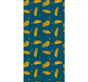 Bananenpatroon iPhone sticker - TenStickers
