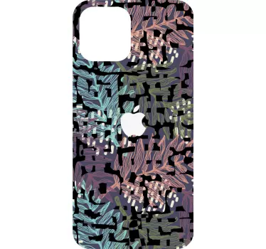 Botanisch bladmotief iPhone sticker - TenStickers