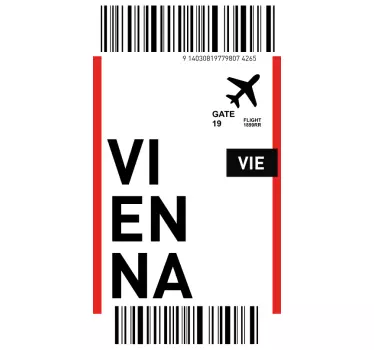Instapkaart wenen huawei sticker - TenStickers