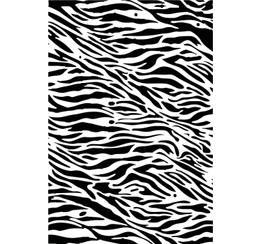Fiets stickers Grappig zebrapatroon - TenStickers