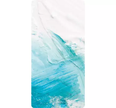 Aqua wave mix iPhone sticker - TenStickers